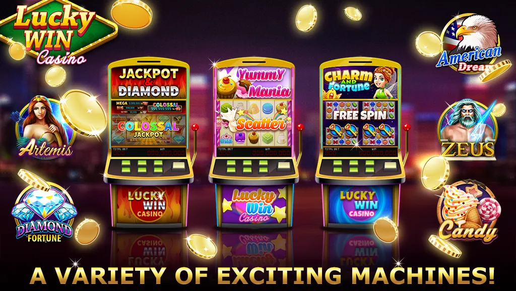 Lucky Win Casino™ SLOTS GAME (Лаки Вин казино СЛОТЫ ИГРА)  [МОД Много монет] Screenshot 2