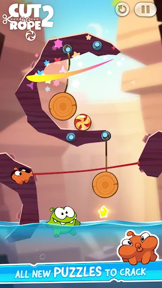 Cut the Rope 2 (Кат зе Роуп 2)  [МОД Бесконечные деньги] Screenshot 3