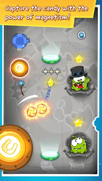 Cut the Rope: Time Travel (Сат зе Роуп)  [МОД Много монет] Screenshot 2