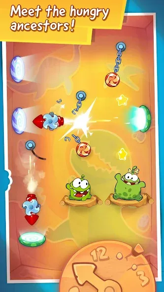 Cut the Rope: Time Travel (Сат зе Роуп)  [МОД Много монет] Screenshot 4