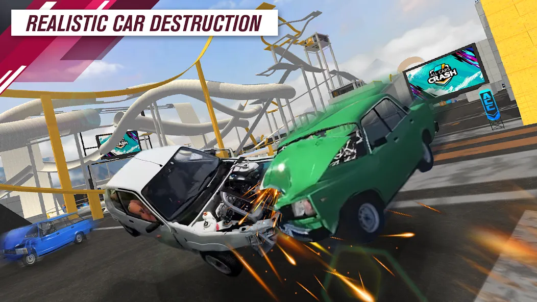 All Cars Crash (Олл Карс Краш)  [МОД Unlimited Money] Screenshot 2