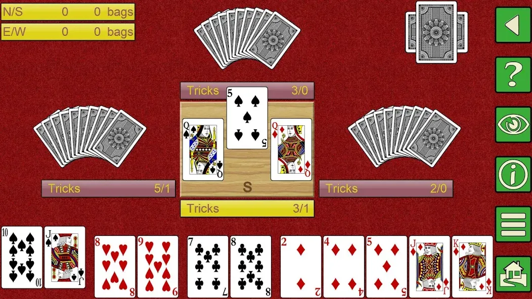 Spades V+, spades card game  [МОД Бесконечные деньги] Screenshot 4