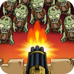 Скачать взломанную Zombie War Idle Defense Game (Зомби Война)  [МОД Все открыто] - последняя версия apk на Андроид