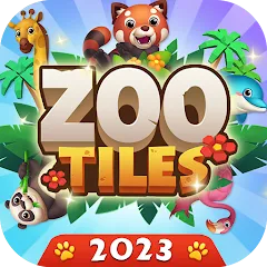 Скачать взлом Zoo Tile - Match Puzzle Game (Зу Тайл)  [МОД Бесконечные монеты] - последняя версия apk на Андроид