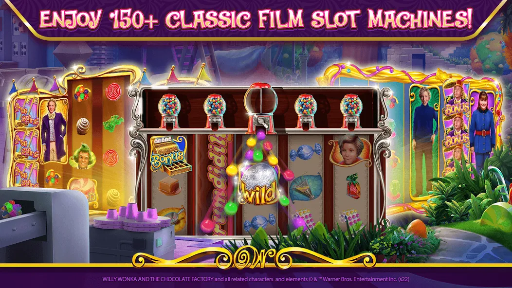 Willy Wonka Vegas Casino Slots (Вилли Вонка Вегас Казино Слоты)  [МОД Все открыто] Screenshot 3