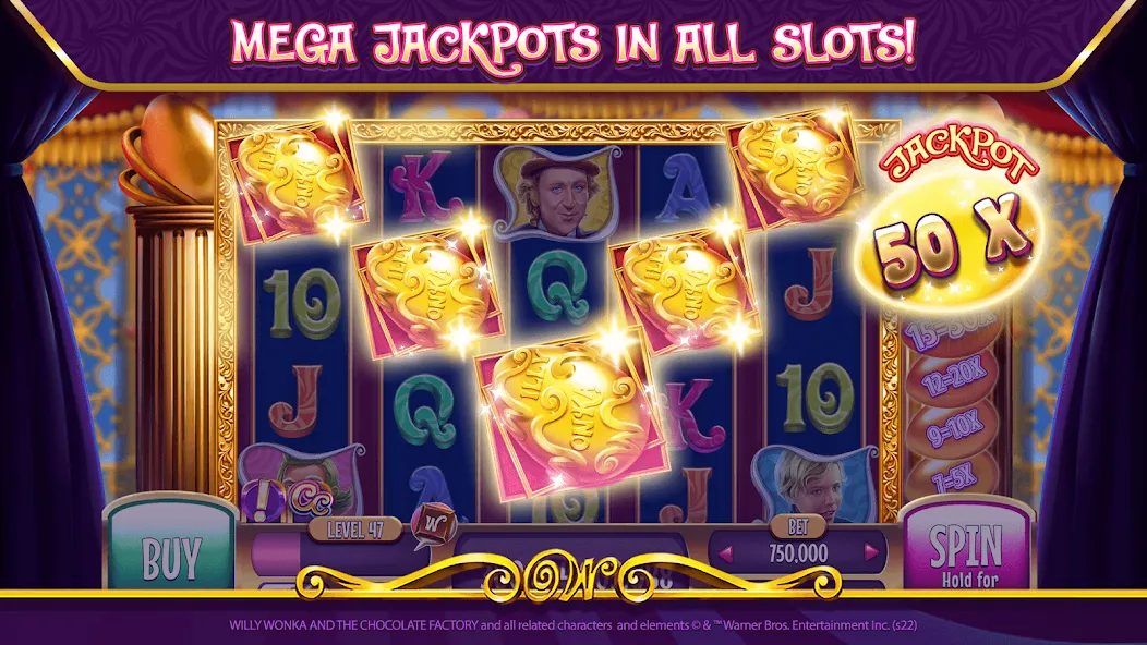 Willy Wonka Vegas Casino Slots (Вилли Вонка Вегас Казино Слоты)  [МОД Все открыто] Screenshot 4