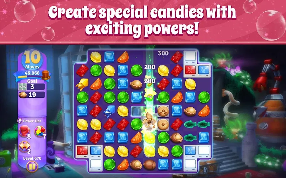 Wonka's World of Candy Match 3  [МОД Много денег] Screenshot 4