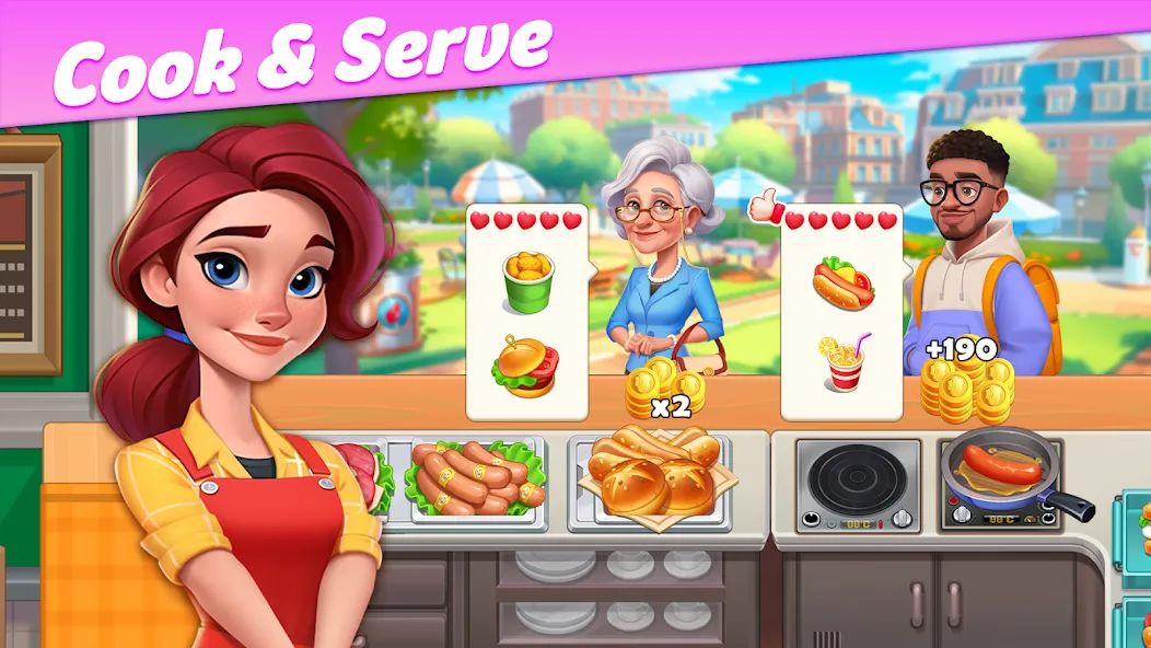 Restaurant Rescue - Food Games (Ресторанный спасатель)  [МОД Бесконечные монеты] Screenshot 4