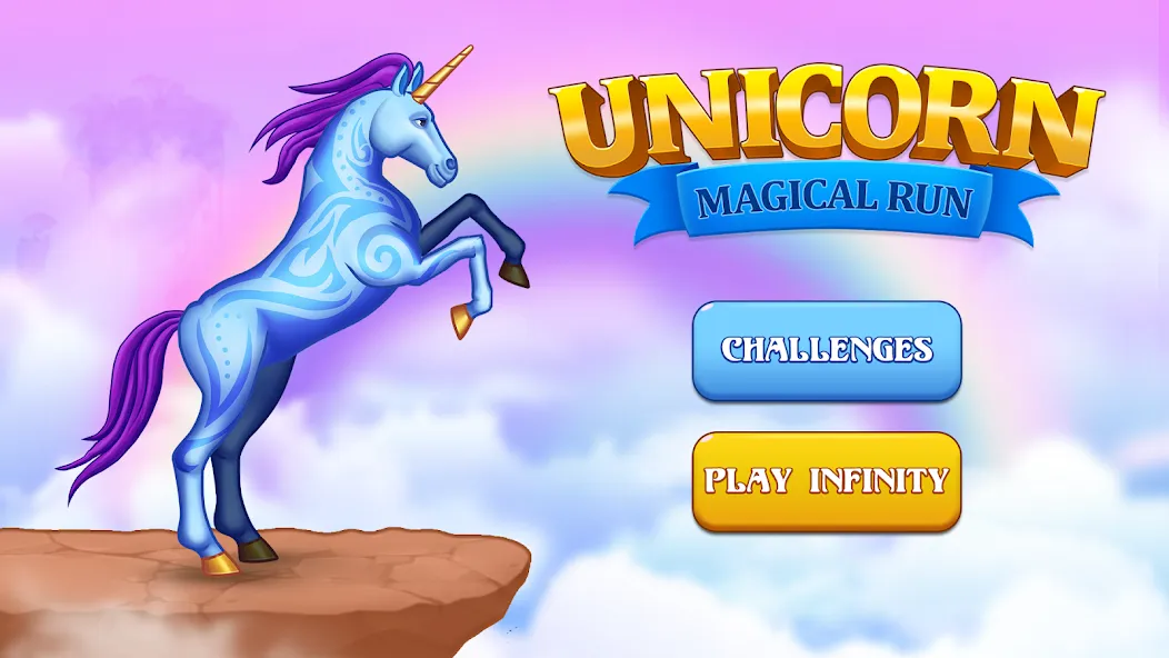 Unicorn Dash: Magical Run (Юникорн Дэш)  [МОД Unlimited Money] Screenshot 1