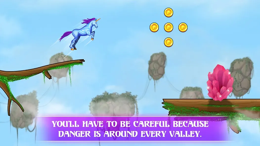 Unicorn Dash: Magical Run (Юникорн Дэш)  [МОД Unlimited Money] Screenshot 5