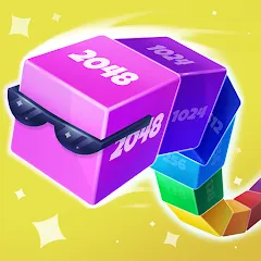 Взломанная Cube Arena 2048: Merge Numbers  [МОД Все открыто] - полная версия apk на Андроид