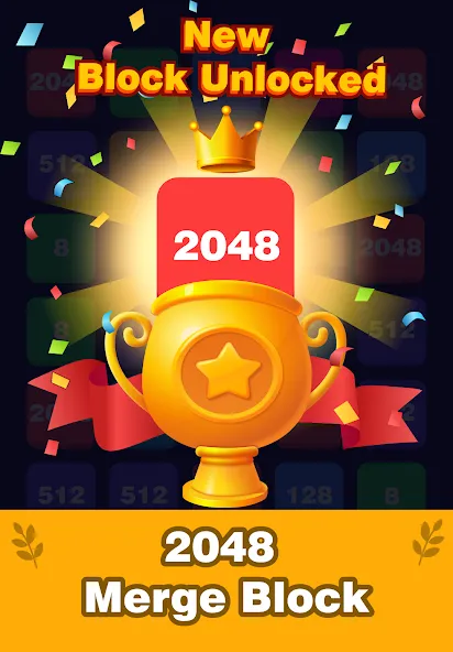 2248 Number block puzzle 2048 (Две тысячи двести сорок восемь)  [МОД Много денег] Screenshot 3