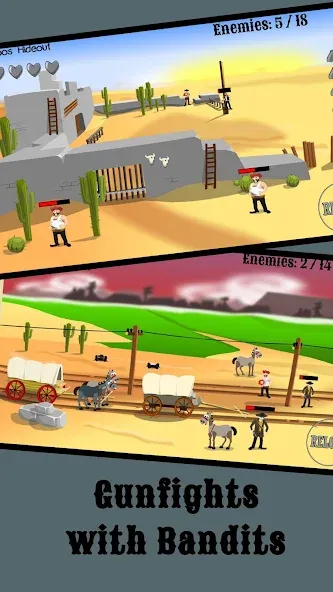 El Gringo: Wild West Cowboy (Эль Гринго)  [МОД Бесконечные монеты] Screenshot 5