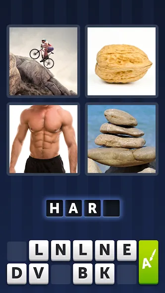 4 Pics 1 Word (Картинки 1 Слово)  [МОД Бесконечные монеты] Screenshot 2