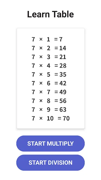 Multiplication Games Math quiz  [МОД Unlocked] Screenshot 2