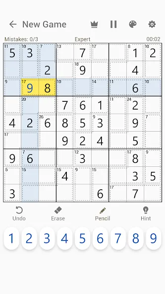 Killer Sudoku - Sudoku Puzzles  [МОД Menu] Screenshot 1