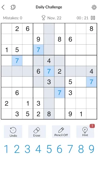 Sudoku - Classic Sudoku Puzzle  [МОД Unlimited Money] Screenshot 1