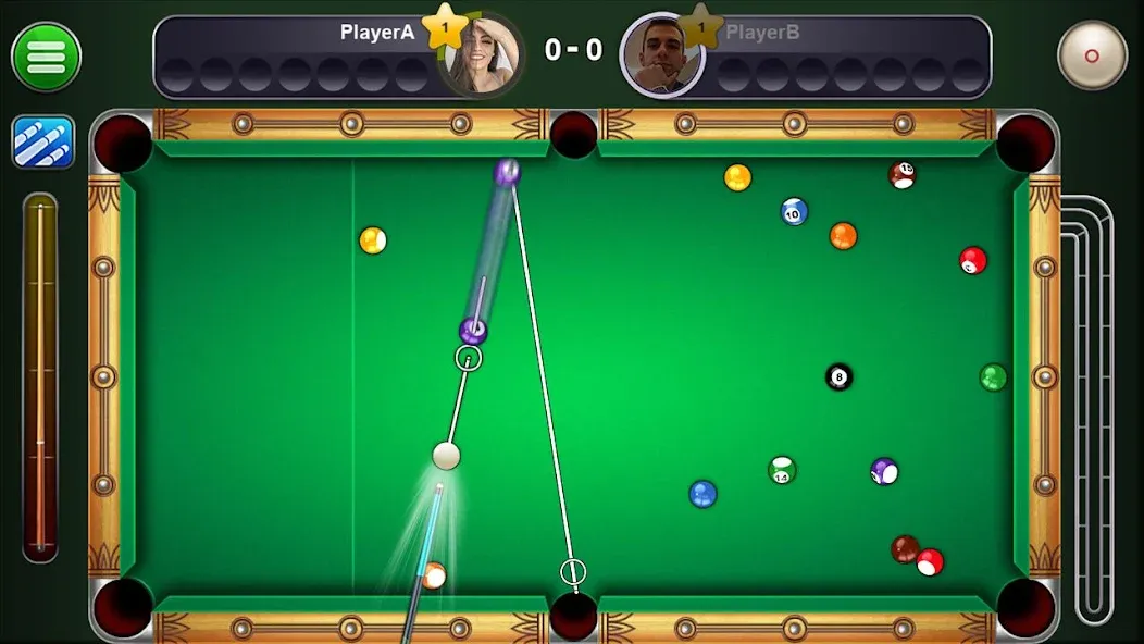 8 Ball Live - Billiards Games (Бол Лайв)  [МОД Unlimited Money] Screenshot 2