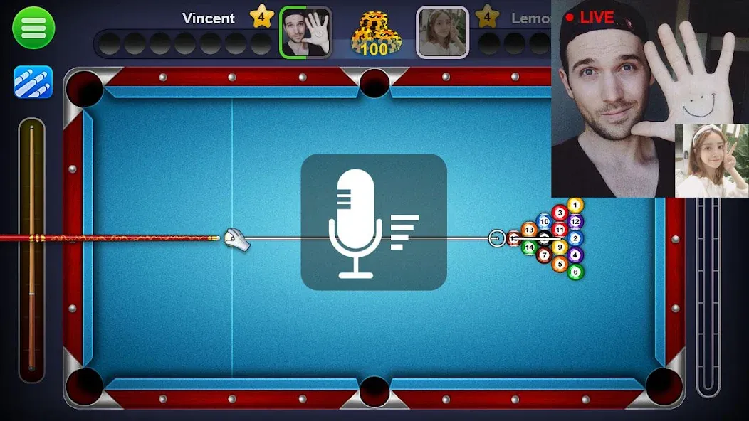 8 Ball Live - Billiards Games (Бол Лайв)  [МОД Unlimited Money] Screenshot 5