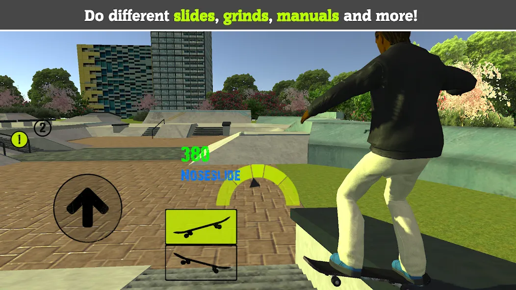 Skateboard FE3D 2 (Скейтборд 3D 2)  [МОД Много денег] Screenshot 1