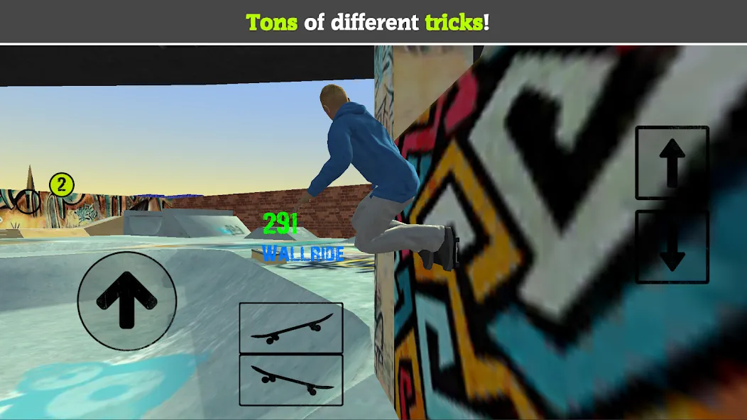 Skateboard FE3D 2 (Скейтборд 3D 2)  [МОД Много денег] Screenshot 2