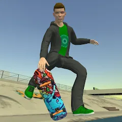 Взлом Skateboard FE3D 2 (Скейтборд 3D 2)  [МОД Много денег] - последняя версия apk на Андроид