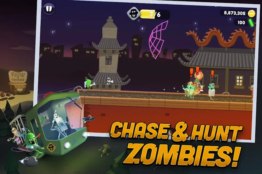 Zombie Catchers : Hunt & sell (Зомби Кэтчерс)  [МОД Бесконечные монеты] Screenshot 1