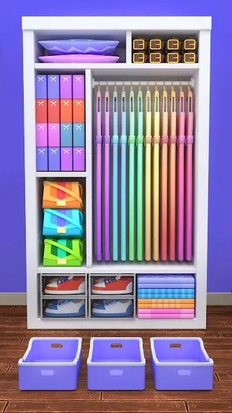 Fill the Closet: Organize Game (Фил зе Клозет)  [МОД Все открыто] Screenshot 4