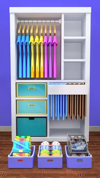 Fill the Closet: Organize Game (Фил зе Клозет)  [МОД Все открыто] Screenshot 5