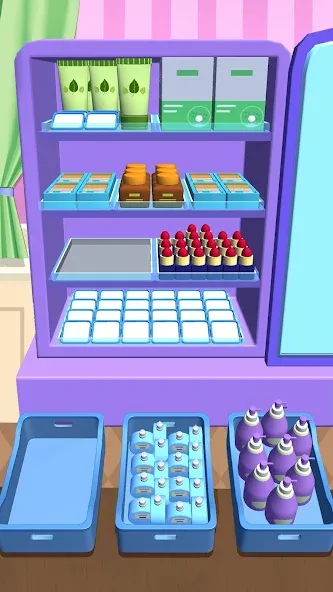 Fill Up Fridge：Organizing Game  [МОД Бесконечные деньги] Screenshot 2