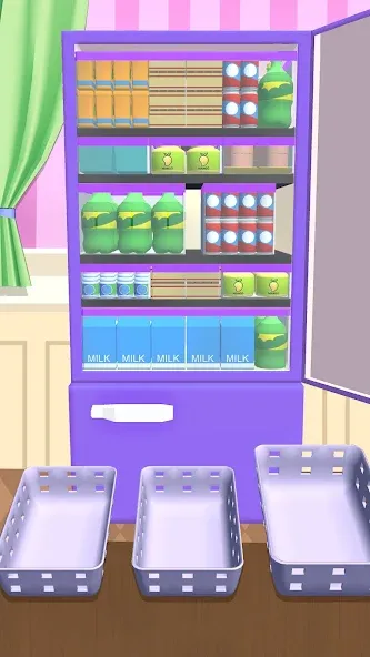 Fill Up Fridge：Organizing Game  [МОД Бесконечные деньги] Screenshot 5