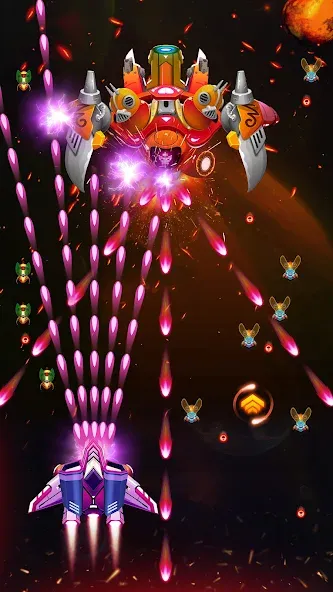 Galaxy Attack - Alien Shooter (Гэлэкси аттак)  [МОД Menu] Screenshot 2