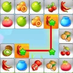 Взломанная Link fruits - fruit match pair  [МОД Меню] - стабильная версия apk на Андроид