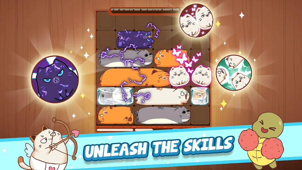 Haru Cats: Cute Sliding Puzzle (Хару Кэтс)  [МОД Бесконечные деньги] Screenshot 4