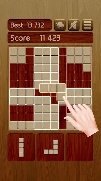 Woody Block Puzzle ® (Вуди блок пазл)  [МОД Unlocked] Screenshot 1