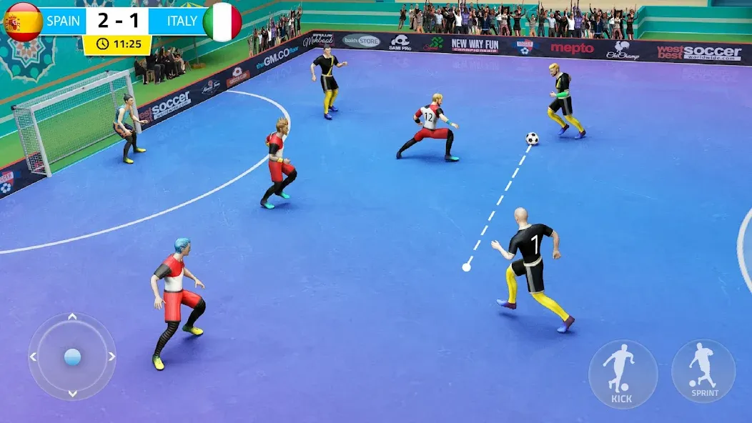 Indoor Futsal: Football Games (Индор Футзал)  [МОД Unlocked] Screenshot 1