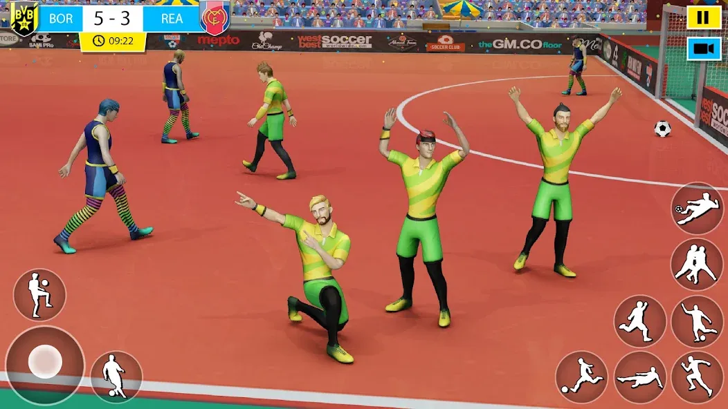 Indoor Futsal: Football Games (Индор Футзал)  [МОД Unlocked] Screenshot 2