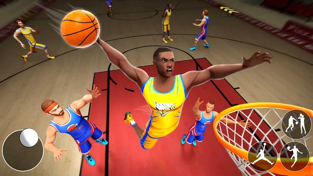 Dunk Smash: Basketball Games (Баскетбольные игры)  [МОД Меню] Screenshot 1