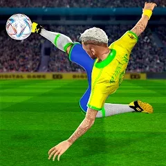 Взломанная Play Football: Soccer Games (тар Футбол 23)  [МОД Бесконечные монеты] - последняя версия apk на Андроид