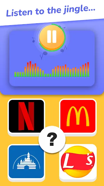 Jingle Quiz: logo music trivia (Джингл Квиз)  [МОД Mega Pack] Screenshot 1