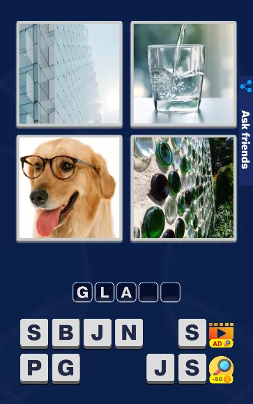 4 Pics 1 Word Quiz Game  [МОД Все открыто] Screenshot 1