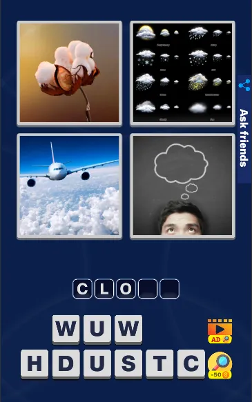 4 Pics 1 Word Quiz Game  [МОД Все открыто] Screenshot 3