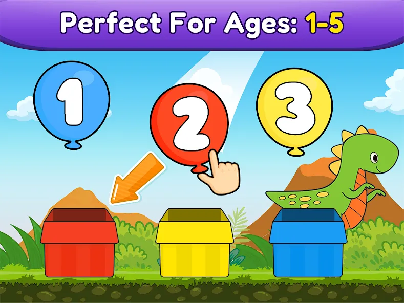 Balloon Pop Kids Learning Game  [МОД Бесконечные деньги] Screenshot 4