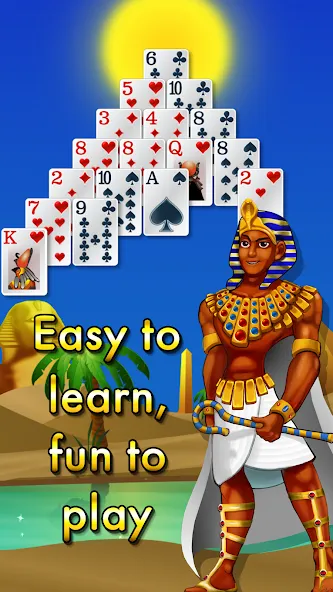 Pyramid Solitaire - Egypt (Пирамиды пасьянс)  [МОД Все открыто] Screenshot 3