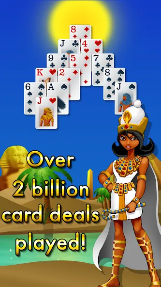 Pyramid Solitaire - Egypt (Пирамиды пасьянс)  [МОД Все открыто] Screenshot 5