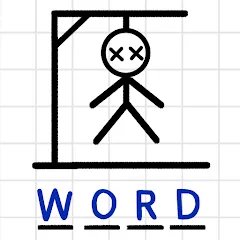 Скачать взломанную Hangman Words:Two Player Games  [МОД Все открыто] - полная версия apk на Андроид