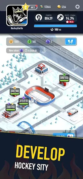 Hockey Battle 2 (Хоккей Батл 2)  [МОД Unlocked] Screenshot 1