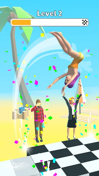 Human Flip: Jump Master Game (Хуман Флип)  [МОД Бесконечные монеты] Screenshot 2