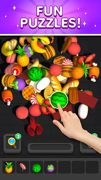 Match 3D - Tile Triple Puzzle (Матч 3Д)  [МОД Unlimited Money] Screenshot 2