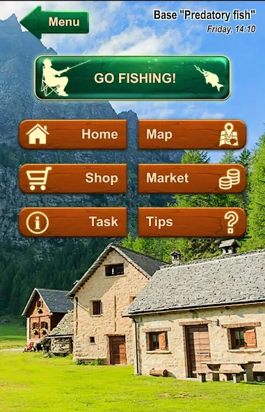 Fishing Baron - fishing game  [МОД Menu] Screenshot 1